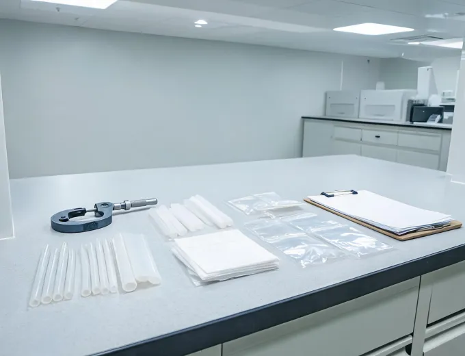 Polymer inspection station