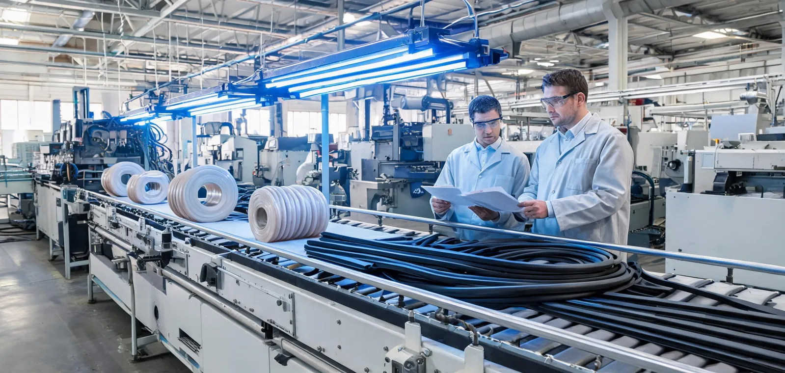 Industrial rubber sealing production line